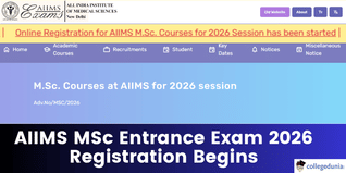 AIIMS MSc Entrance Exam 2026 Registration Begins; Apply by April 24 @aiimsexams.ac.in
